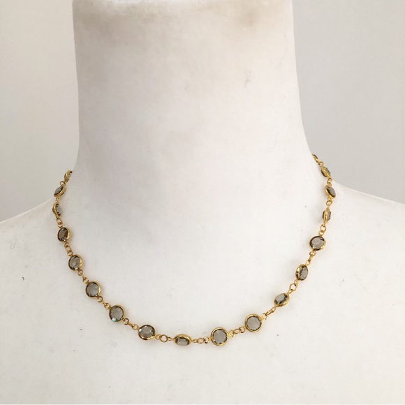 NWOT Vintage Austrian Crystal Necklace 16” - Picture 4 of 5